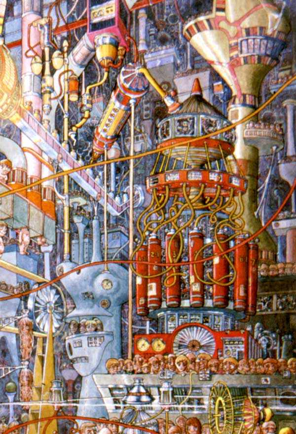 Detail 2 of "The People Factory" by Ernest Ruckle