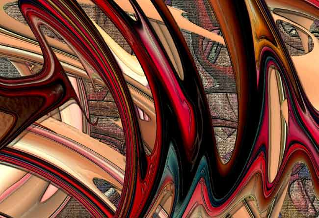 Detail of "Mahogany Swirl" by Ernest Ruckle