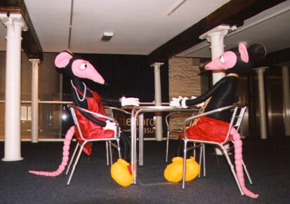 Two "Couch Rats" by Clare Horgan and Ernest Ruckle